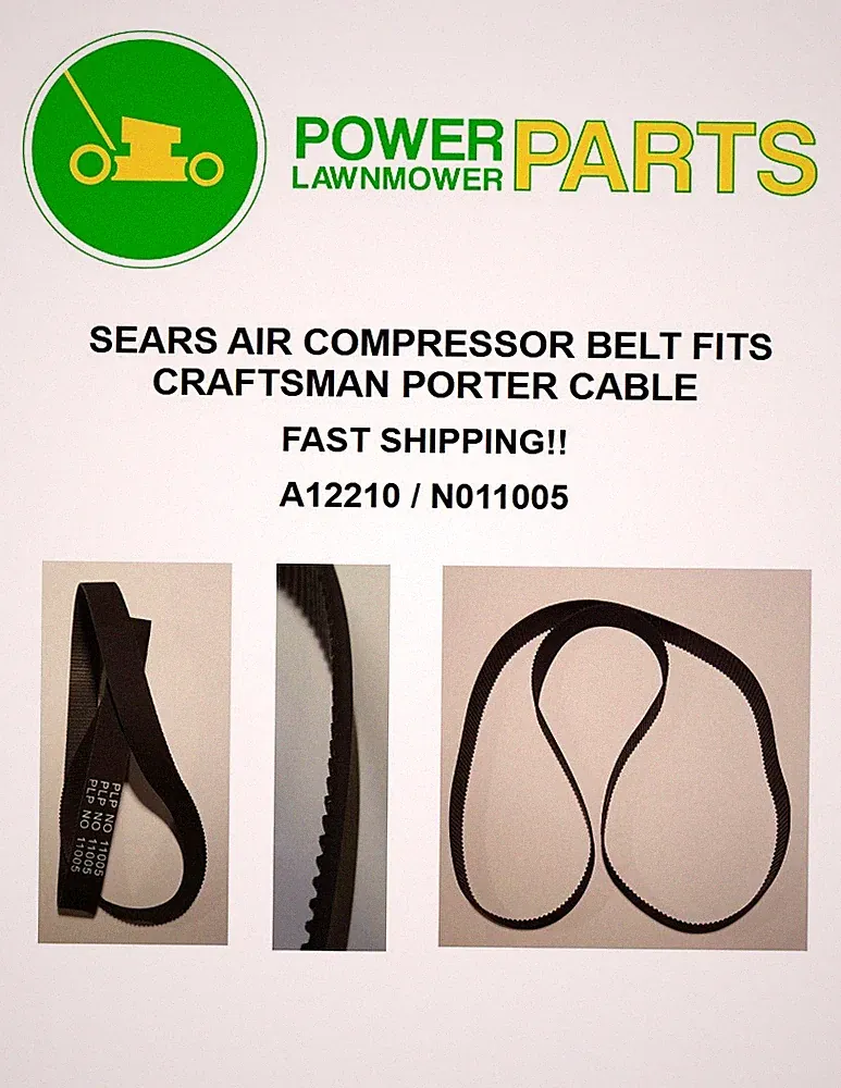 1 - NEW AIR COMPRESSOR BELT FOR DEWALT /BLACK & DECKER PART #'S N011005 -A12210