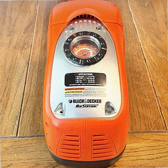 Black & Decker ASI300 Air Station Auto PSI Multi Purpose Inflator Max 160 PSI