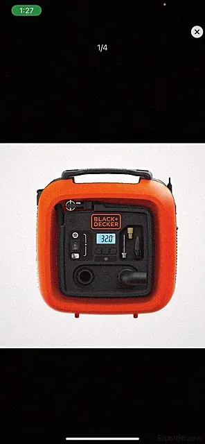 BLACK+DECKER BDINF12C 12V Multipurpose PortableCordless Inflator