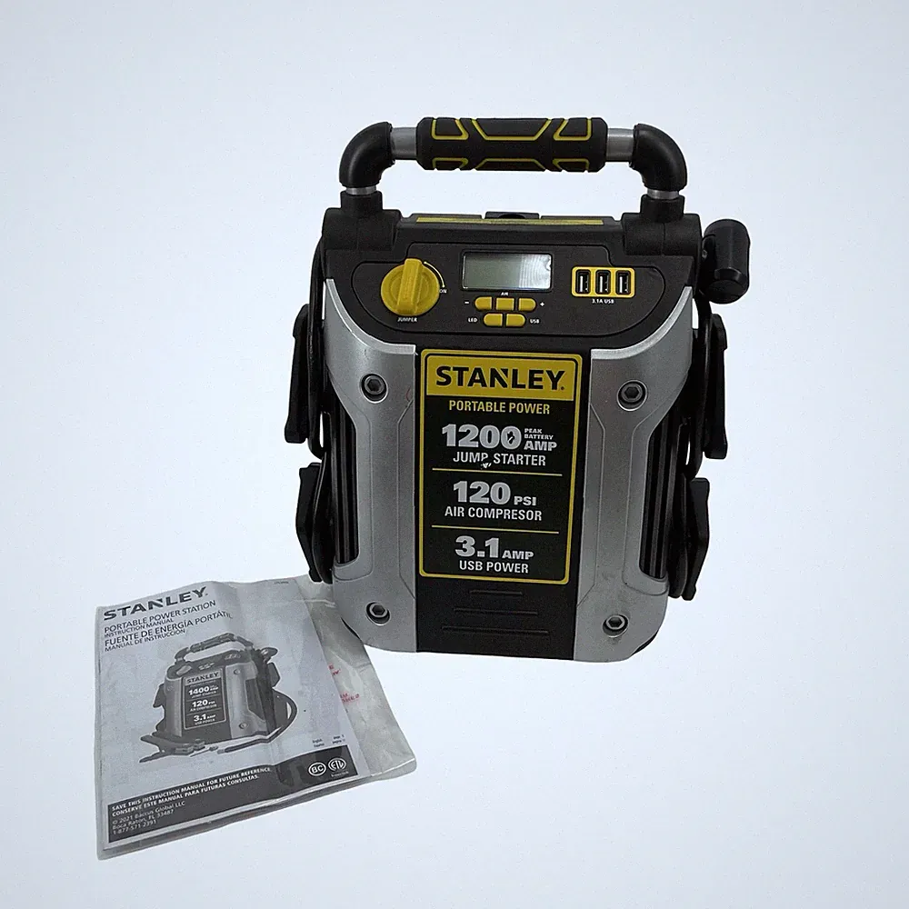 STANLEY J5C09D Jump Starter 1200Amp 120PSI Air Compressor