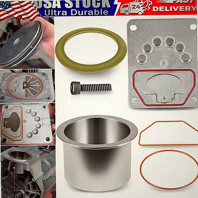 ZAC0032 Compressor Valve Plate Kit K0650 Air Compressor Cylinder Sleeve Ring Kit